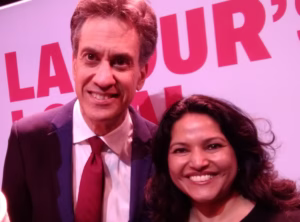 Ed Miliband, Secretary of State for Energy Security and Net Zero, with Repowering London CEO Afsheen Kabir Rashid at the launch of the Local Power Plan